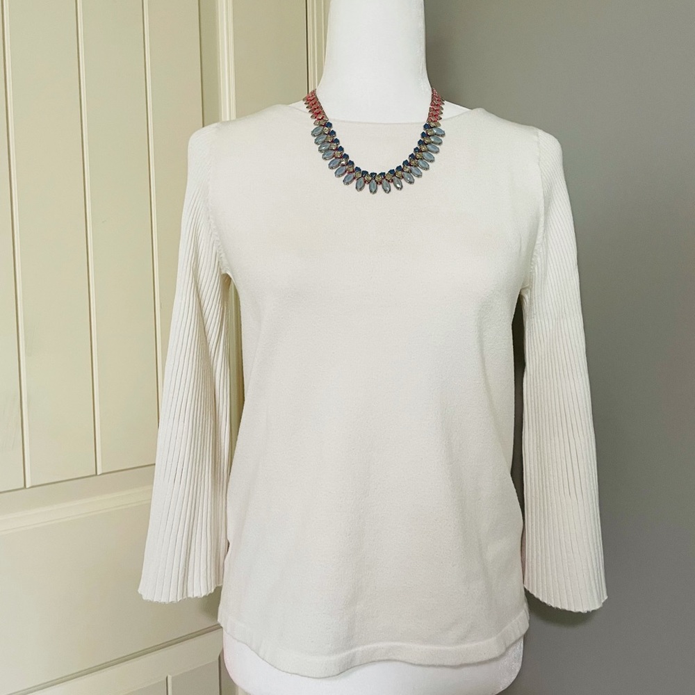 Ann Taylor sweater with long bell sleeves